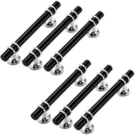 6pcs poignee de cuisine 128mm poignée meuble argenté-Poignee de Meuble Cuisine Inox Poignée de Porte Poignée Cuisine (1/5)