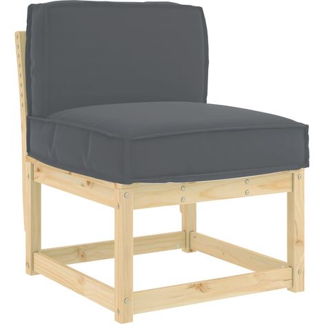 Maison Exclusive - Coussin Anthracite 60 x 40 x 12 cm Tissu Oxford (1/5)