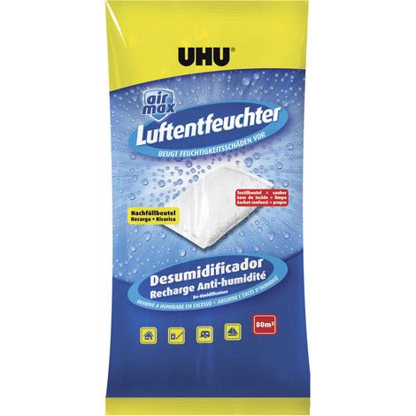UHU Air Max Luftentfeuchter-Nachfüllbeutel 32 m² Weiß