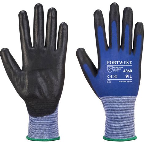 Guante Senti-Flex - Ultra Fino para Máxima Dexteridad / Azul Negro / S