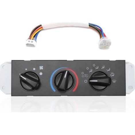 HVAC-Klimabedienfeld für Wrangler TJ 1999 2000 2001 2002 2003 2004 Heizungswahlschalter Heizungsbedienfeld Klimabediengerät Ersetzen Sie 55037473AB