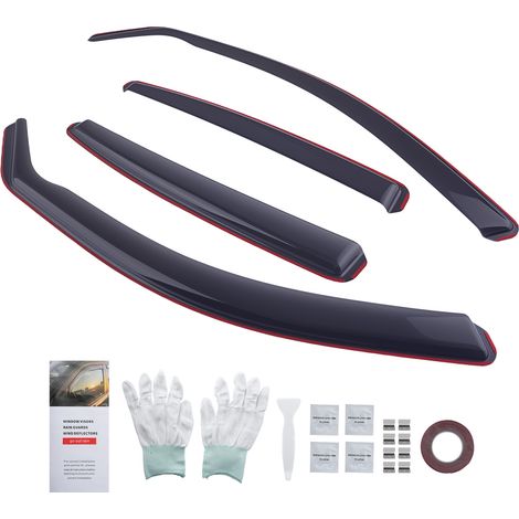 Wind Deflectors 4pc Tinted for BMW 3 Series F30 2012-2018 4 Door Saloon (1/5)