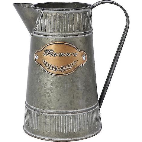 1 pot de fleurs en fer pour jardin