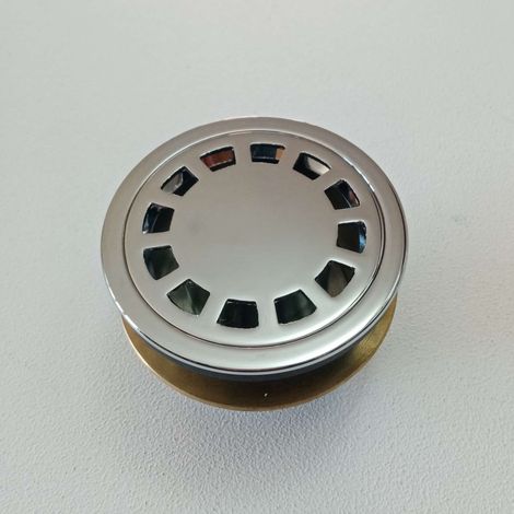 Piletta sifoide da 11/4 x 74mm in ottone cromato lucido per piatto doccia (1/5)