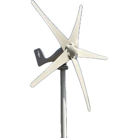 Éolienne, Haute Efficacité, Conception Durable, 12V-a, Avec contrôleur MPPT-d, Blanc-d