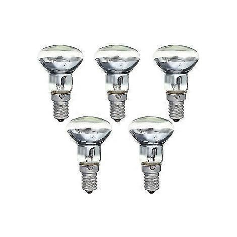Ampoule de rechange pour lampe à lave E14 R39 30w, culot à vis, réflecteur transparent, type spot incandescent (anti-nœuds). (1/3)