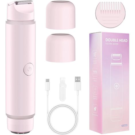 Outil de retrait électrique efficace et lavable - Rechargeable par USB - Convient pour le corps et le visage - Appareil d'épilation pour femme (1/5)