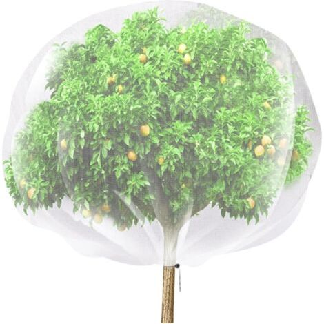 Filet anti-insectes, filet de protection pour arbres fruitiers, réutilisable, utilisé pour protéger les plantes(180x200cm）. (1/5)