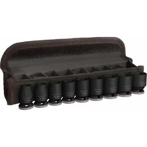 Set 9 Douilles BOSCH Impact PRO M 7,8,10,12,13,15,16,17,19 28-30M 3/8
