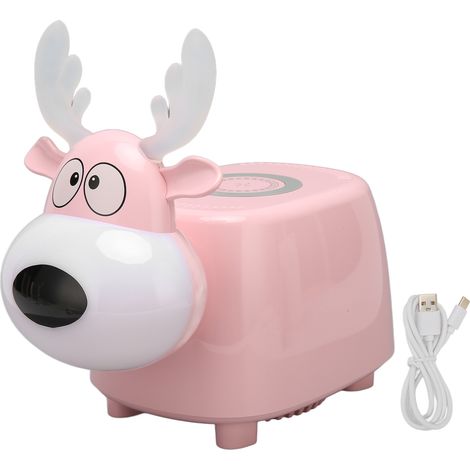 TB-102SWK Veilleuse musicale à chargement sans fil avec interrupteur tactile et haut-parleur Bluetooth (rose) (1/5)