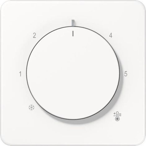 Jung Copertura per termostato, Termoplastica, Serie CD, bianco alpino CD 1749 BF WW