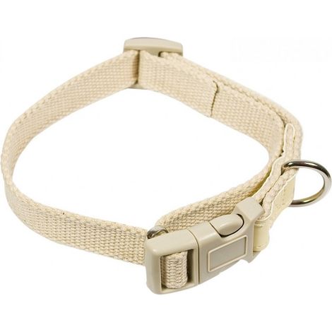 Cotton in pelle Mac Beige 10mm x 20-33 cm Collana