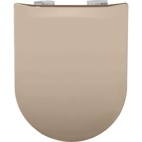 Abattant WC Wood Slim Bahamas céramique Brillante - descente assistée - déclipsable - Olfa