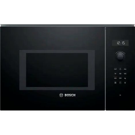 [NEUWERTIG] B-Ware Bosch Mikrowelle Ofen Einbau Küche Schwarz Edelstahl Bel554 Mb0 25 Liter Grill