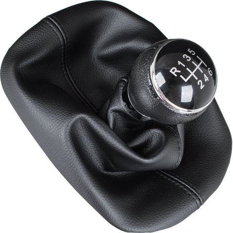 Pomello del cambio + cuffia per VW Passat B5 FL 00-05 a 6 marce (1/5)