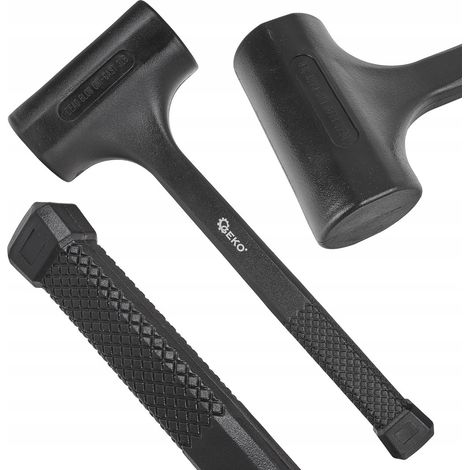 GEKO 1350 g 60 mm rückstoßfreier Gummihammer für die Werkstattmontage