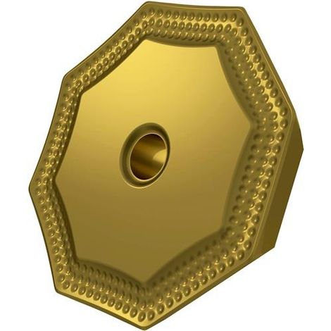 Fräswendeschneidplatte ISO OFKR 0704SN-M:M8340 D.2,65mm PVD beschichtet Gold (1/2)