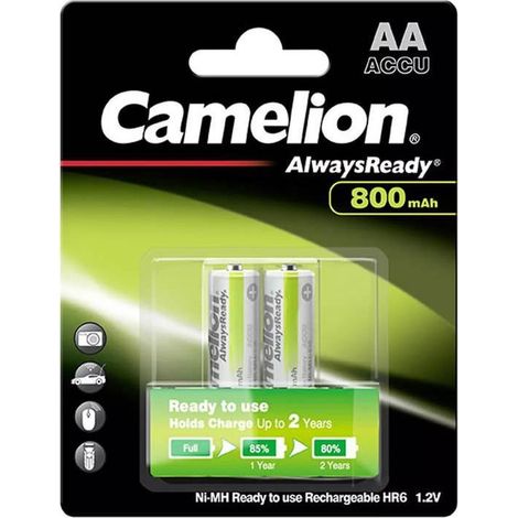 Camelion Always Ready Pilas recargables NiMH AAA 800mAh