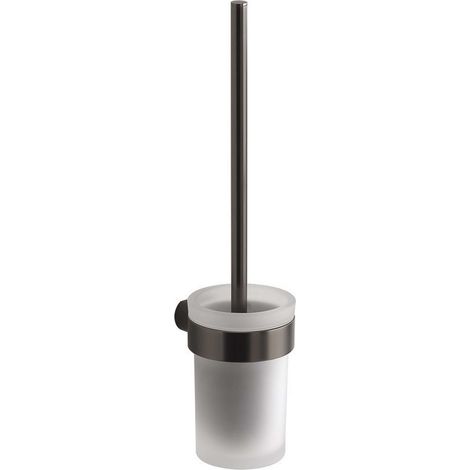 Sapho Gedy Pirenei - Hängende WC-Bürste, Milchglas/gun metal PI330381 (1/5)