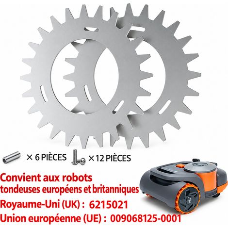 Crampons antidérapants pour robot tondeuse TLSE-02 crampons antidérapants × 1 kit 100 × 100 × 2 cm 400 g – Livraison gratuite (1/5)