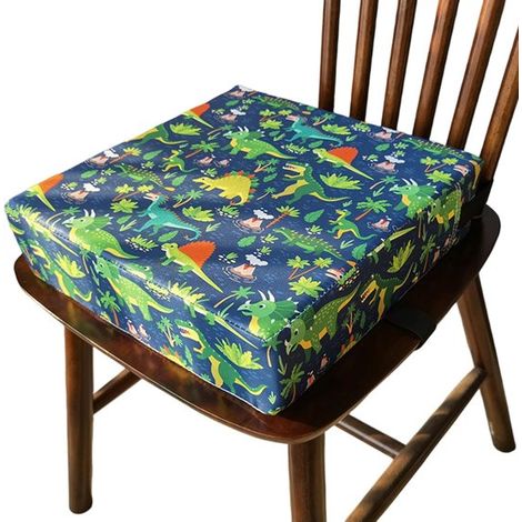 Rehausseur de table pour tout-petits, lavable, double sangle de sécurité, siège de sol surélevé antidérapant pour enfants, portable et de voyage en ha (1/5)