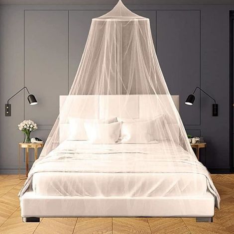 Moustiquaire - - Ciel de lit - Polyester - 2,5 m de hauteur - Couverture de 12 m (1/4)