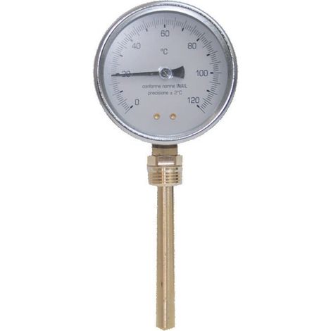Bimetall-Thermometer radialer Anschluss ø 80