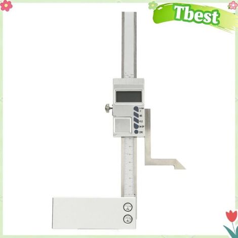 Tbest jauge de hauteur électronique Jauge de Hauteur Numérique avec écran LCD, Base Magnétique, Outil de quincaillerie (micrometre