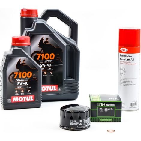 Kit Entretien Vidange pour BMW K 1600 GT de 2017 à 2022 - MOTUL 7100 5w40 5L