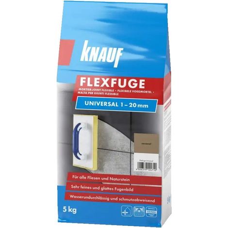 Knauf Fugenmörtel Flexfuge Universal 1 - 20 mm caramel 5 kg Fugenmörtel