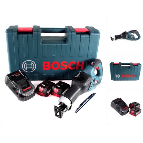Bosch GSA 18V-32 Akku Reciprosäge 18V Säbelsäge Brushless im Handwerkerkoffer + 2x 5,0Ah Akku + Ladegerät