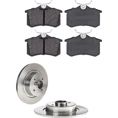 KIT FRENI POSTERIORI compatibile con RENAULT SCÉNIC I MPV / SPACEWAGON (JA0/1, FA0) - DISCHI + PASTIGLIE OEM: P 85 017 / 17029 , 17029C /SOSTITUZIONE DIRETTA/BASSA POLVERE/SILENZIOSO