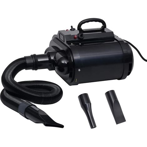 vidaXL Secador de mascotas doble motor negro (1/5)