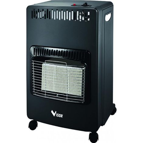 Vigor 9792005 Spectrum Stufa ad Infrarossi 4200 W con 3 Piastre Ceramiche Accensione Piezoelettrica Protezioni ODS e Termocoppia colore Nero (1/2)