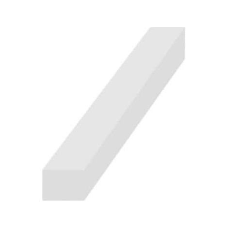 Bande caoutchouc spongieux silicone blanc 30x30mm longueur 1m