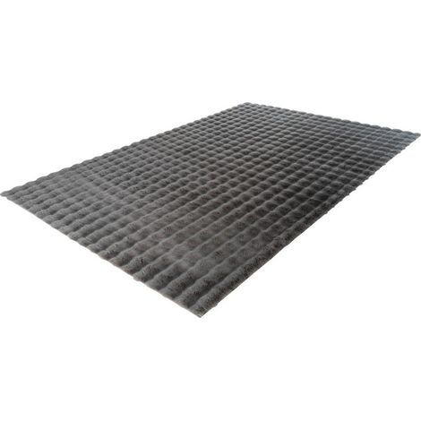 Teppich 150x80cm, Design H008Y in Graphitfarbe - Komfort und Eleganz für Ihr Interieur