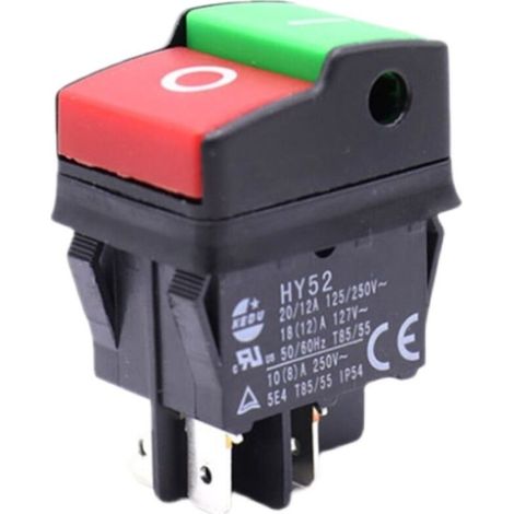 Interrupteur électromagnétique CK-1 5E4 AC250V, interrupteur magnétique autobloquant pour meuleuses d'angle, contacteur industriel CK1, interrupteur de commande pour outils électriques