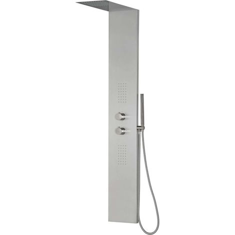 Colonne de douche GRACE 220x1450mm, acier inoxydable mat (1/5)