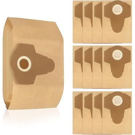 12 Sac pour Aspirateur Parkside PWD 25 PWD 30 PNTS 1500 1600 A1 A2 B1 B2 B3 C1 C4 D1 E2 (1/5)