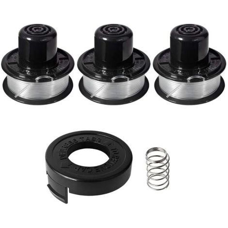 Bobine de fil de coupe-bordures 88175 de 6 m (20 pi) 0,065 po, compatible avec les modèles Toro 51537, 51346, 51256, 51301, 51302, 51303, 51304 et 51305 (1/4)