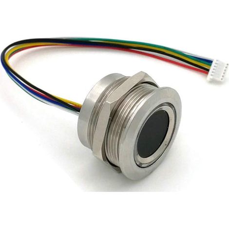 R503 Indicateur annulaire circulaire LED Contrôleur LED DC3,3 V MX1.0-6 broches Module d'empreintes digitales capacitif Scanner de capteur 19 mm (1/5)