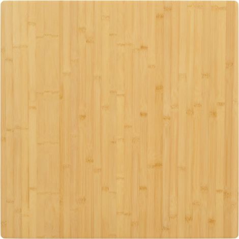 Tischplatte 90x90x4 cm Bambus
