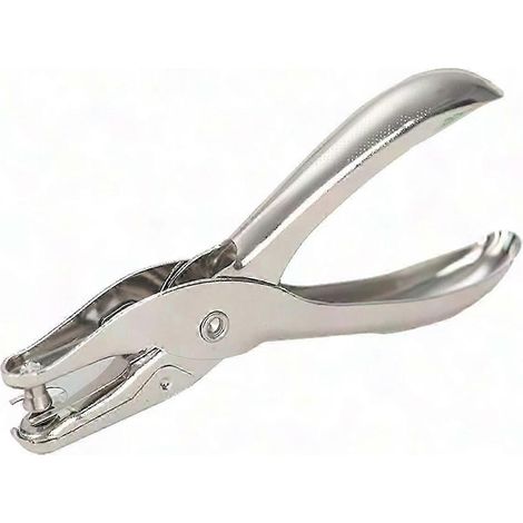 Pince perforatrice manuelle professionnelle en métal de 6 mm pour papier, carton et étiquettes, capacité multi-feuilles (1/5)