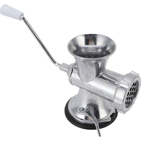 Broyeur à Viande Manuel en Alliage d'Aluminium avec Ventouse, Machine à Hacher et à Farcir pour Saucisses, Idéal pour Cuisine Familiale (1/5)