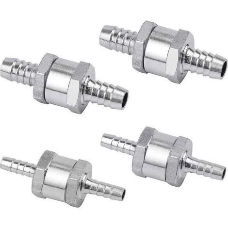 Clapet Anti-Retour - Alliage D Aluminium - Pour Essence Et Diesel - Diamètres 6 8 10 12 Mm - Voiture Bateau Moto - Lot De 4