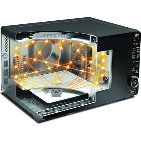 Whirlpool MWF421BL - Horno Microondas Con Grill 25 Litros Negro