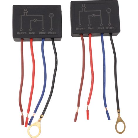 Variateur tactile KSY 413A à 3 voies pour lampes à incandescence 20-100 W et LED 3-25 W, module de commande tactile pour lampe de bureau de remplacement 110-230 V (1/5)