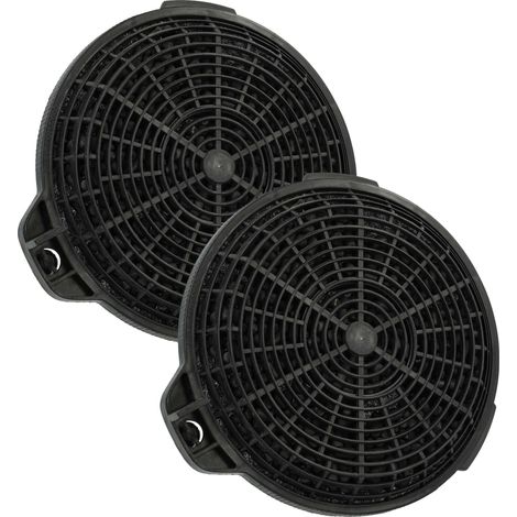 vhbw 2x Activated Carbon Filter compatible with Cooke & Lewis CLCH60LKBL, CLCGS90, CLCGS60, CLCGLEDS60, CLCGLEDB60 Extractor Hood - 13.25 cm