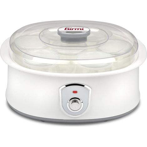 Yaourtière, 20W, 42 - 50°C, 7 Bocaux dans Verre, Blanc (1/5)