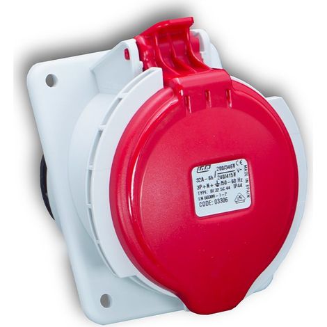 PCE 3P+T 32A 380V IP44 - Digital electric 51114